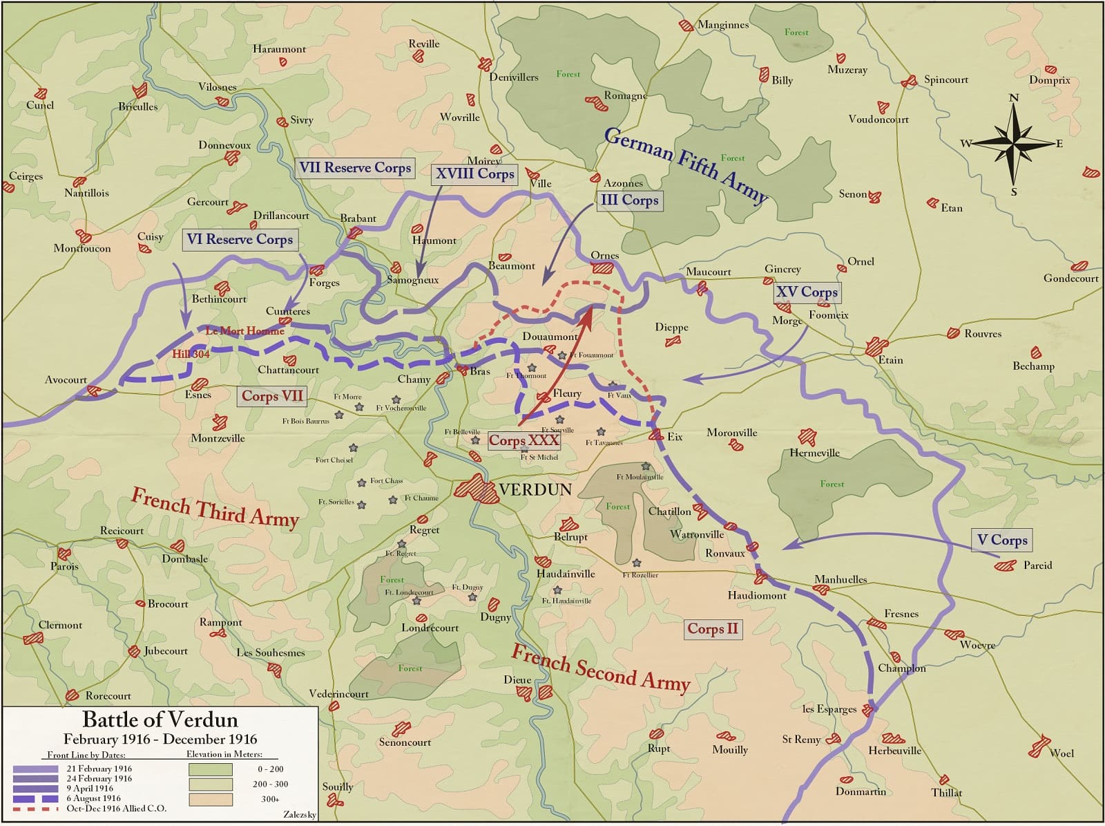 verdun battle 1916