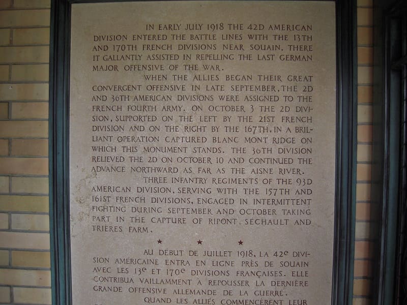 Sommepy American Monument